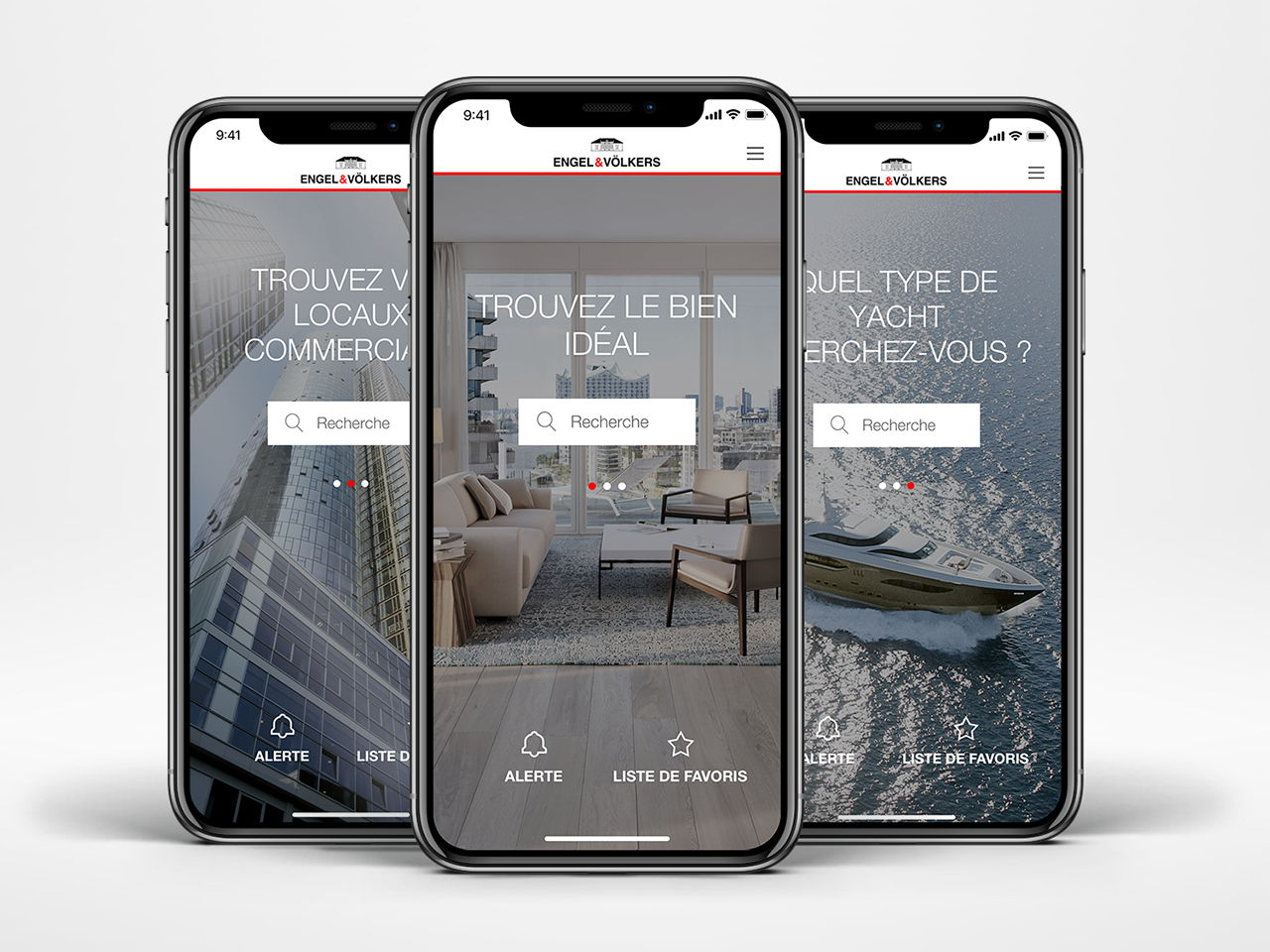 L'appli de recherche immobilière Engel & Völkers - désormais disponible également sur Android !