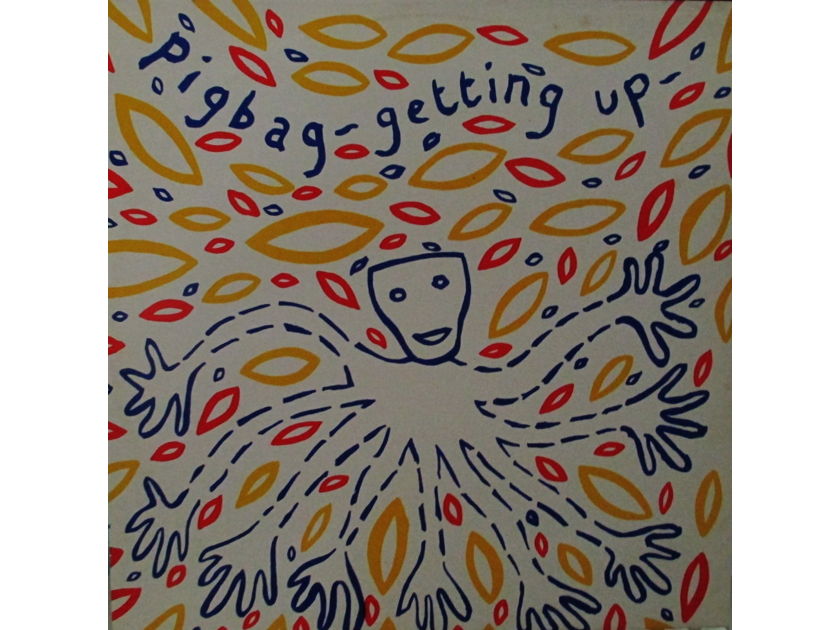 PIGBAG (12" VINYL SINGLE) - GETTING UP / GIGGLING MUD (1982) Y-RECORDS Y-16