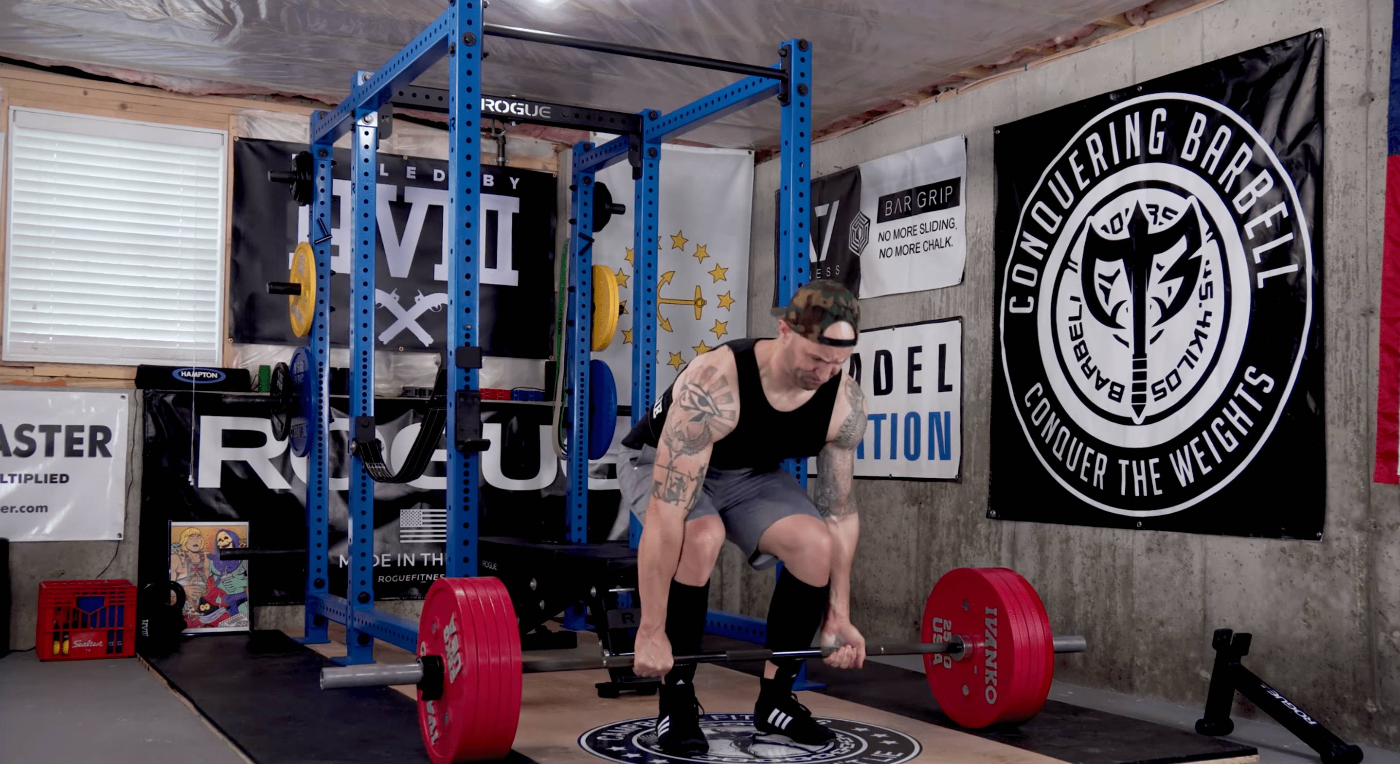 Weightlifter in Wrestling Shoes