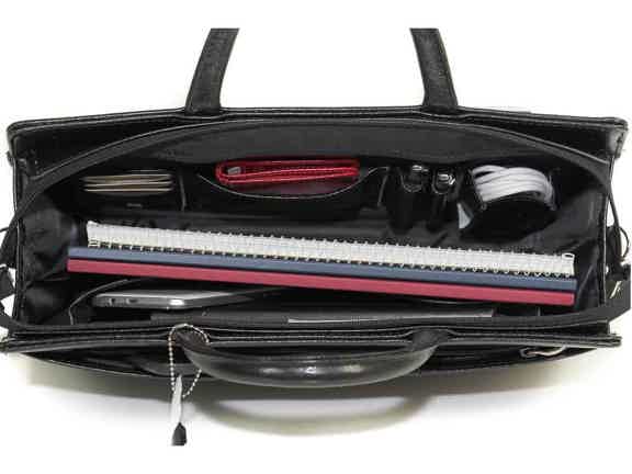 Damen-Leder-Aktentasche-Lehrertasche-Bürotasche-CAMPANA