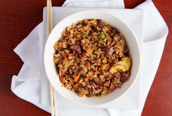Photo of Hoisin Glazed Pork with Brown Rice 
