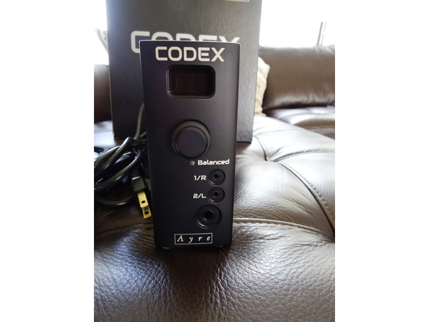 Ayre Acoustics Codex DAC/Pre amp/Headphone Amplifier