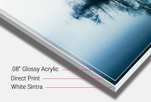 Direct acrylic prints