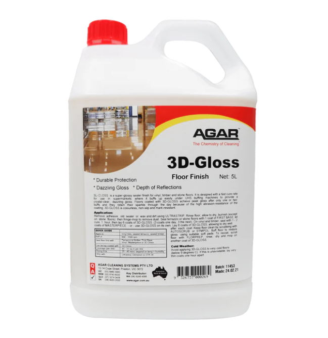 Agar 3D Gloss Sealer Finish