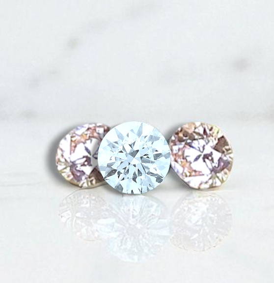 Shop pink, yellow and blue lab grown diamonds UK - Pobjoy Diamonds
