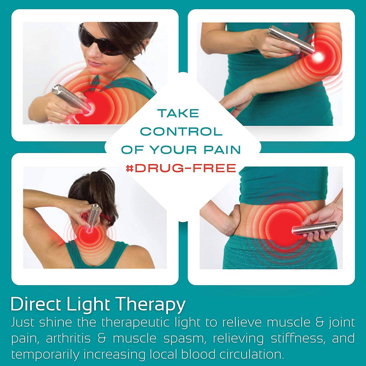 Red Light Therapy Device, Infrared Light Therapy For Pain, Red Light Therapy Torch