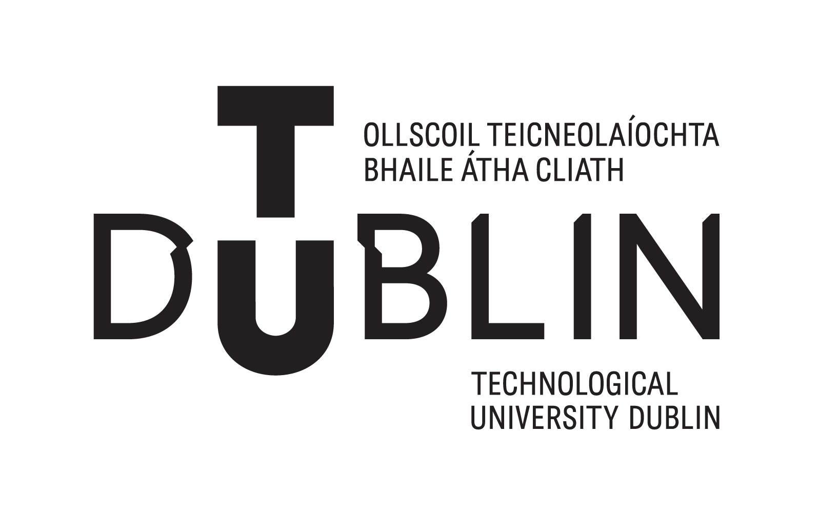 TU Dublin Black Logo