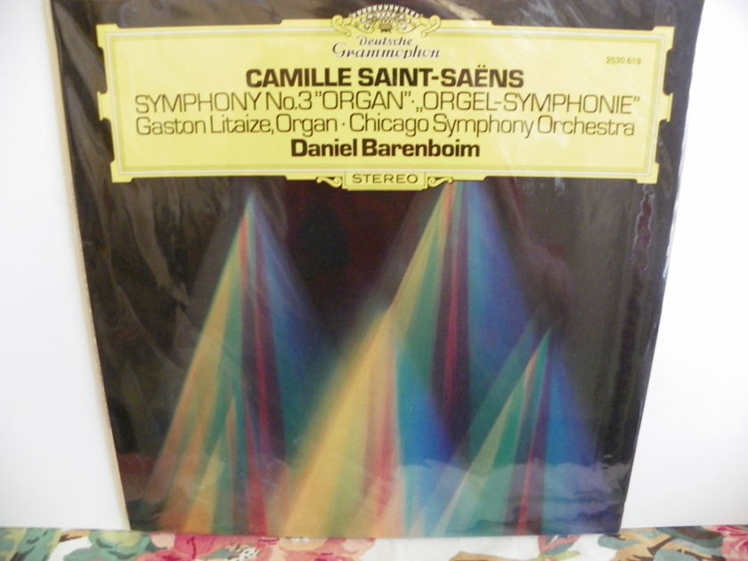 DANIEL BARENBOIM/CHICAGO SYMPHONY ORCH. - CAMMILLE SAINT-SAENS SYMPHONY NO.3 NM