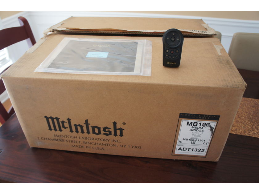 McIntosh MB100 Media Server - Excellent!!