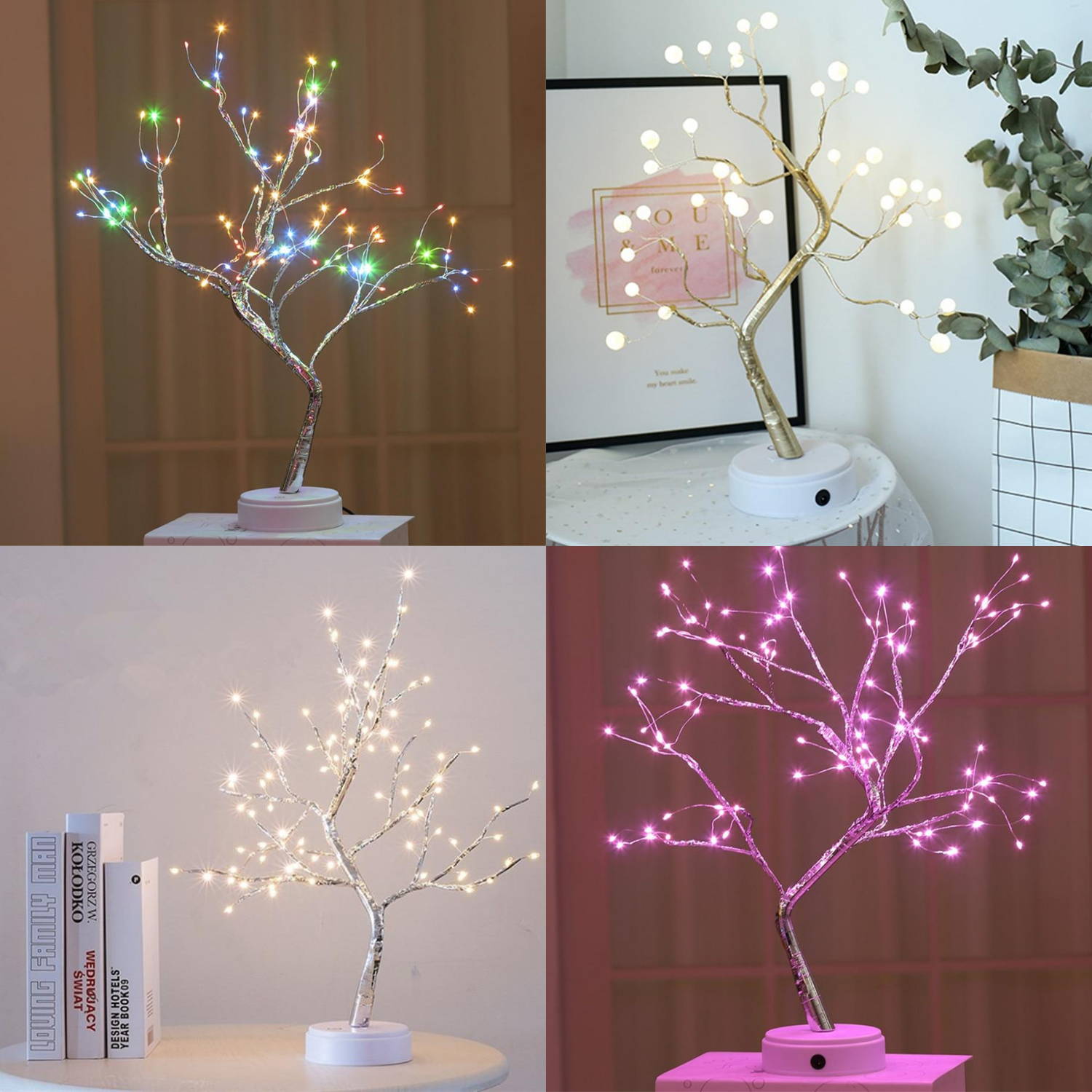 Lighting Tree,  Fireflies lights, shining lights,  December lights 