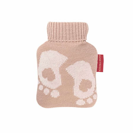 Mini Bouillotte maille fine - Petits Pieds - Écume