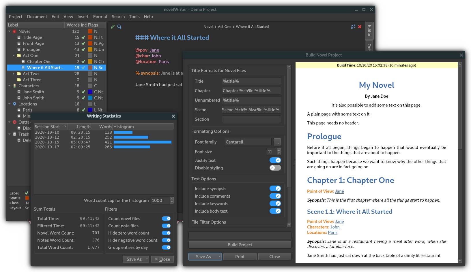 13 Best Linux writing software for novelists as of 2025 - Slant