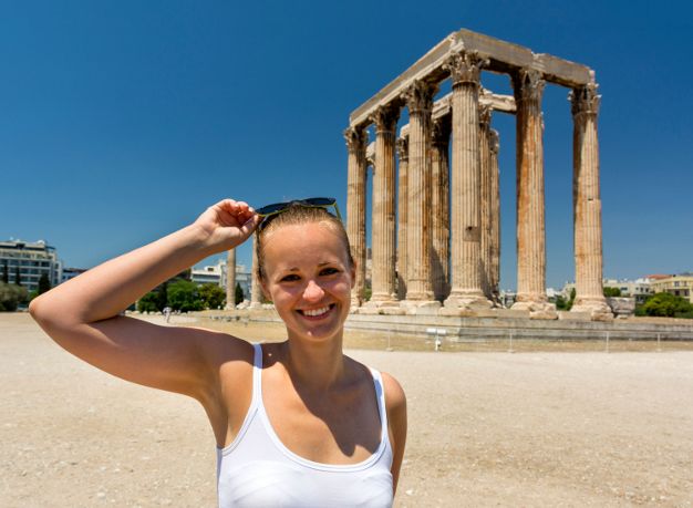  Temple of Olympian Zeus, Greece