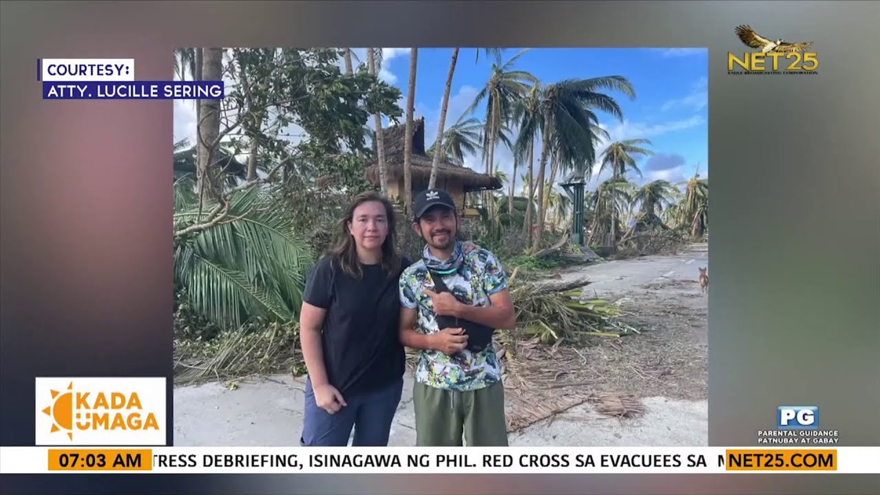 UPDATE SA PINSALA NG BAGYONG ODETTE SA SIARGAO INTERVIEW WITH ATTY. LUCILLE SERING