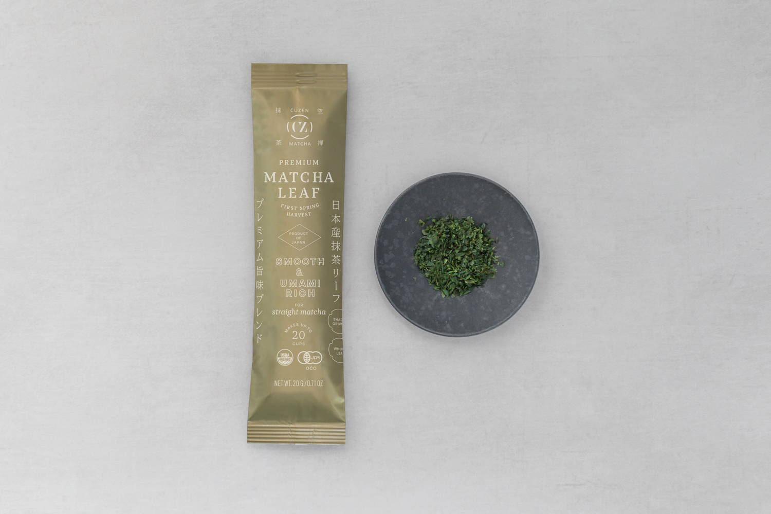 Premium matcha leaf blend
