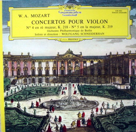 DGG / Mozart Violin Concertos No.4 & 5, - SCHNEIDERHAN/...
