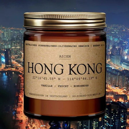 Bougie parfumée Hong Kong - Vanille | fruits