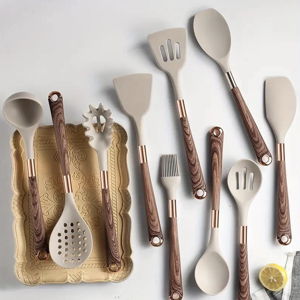 Elegant Silicone Cooking Utensil Set