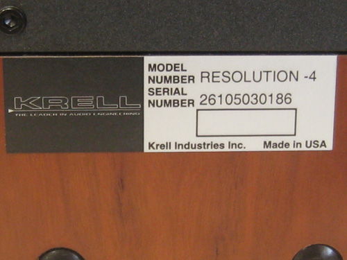 Krell Resolution-4 On-Wall Speakers