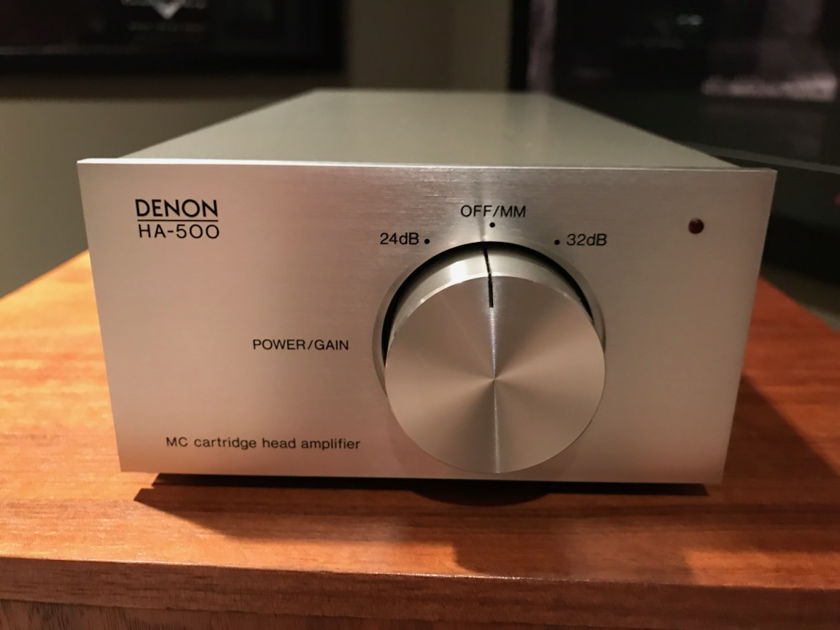 Denon HA-500 phono head amp + Zu Audio phono cable