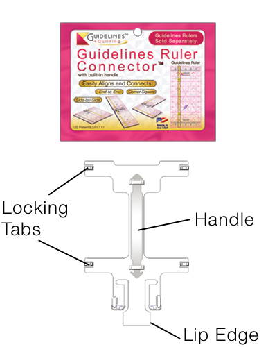 Guidelines Ruler Connector by Guidelines4Quilting