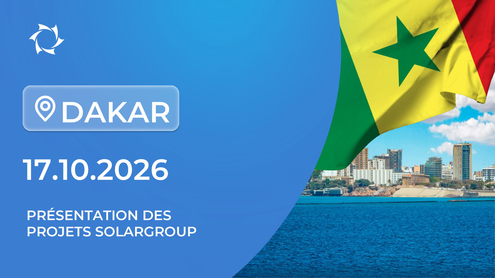 Présentation des projets SOLARGROUP, un événement à ne pas manquer à Dakar au Sénégal !