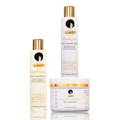 Die Haarwachstumsreihe beinhaltet ein Locken Shampoo ein Locken Conditioner und ein Leave-In Conditioner für trockene Locken
