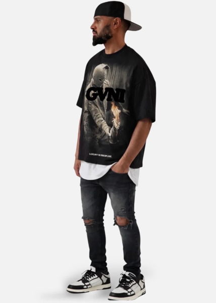 GVNI “Luxury Is Discipline” Graphic T-Shirt - Image 2