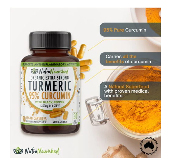 VALUE BUNDLE: Organic Pure Curcumin Tablets - 95% Pure Organic Vegan - Image 5