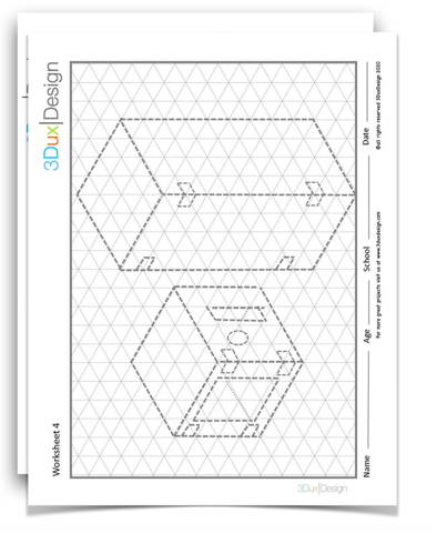isometric graph paper and worksheets for students