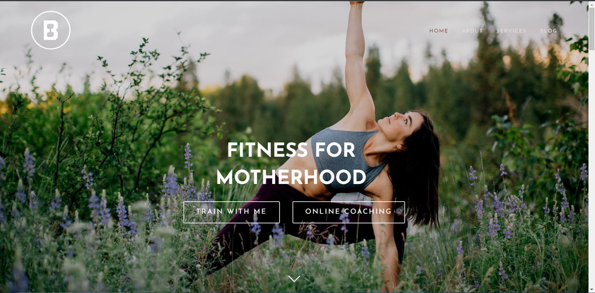 Screenshot of Body Design By Brit , from the personal trainer websites collection.