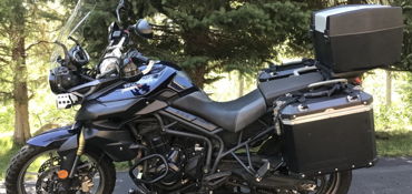 2012 TRIUMPH TIGER 800 ABS motorcycle for rent near RAPID CITY, SD
