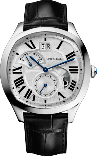 Drive de Cartier Second Time Zone Day / Night Stainless Steel / Silver