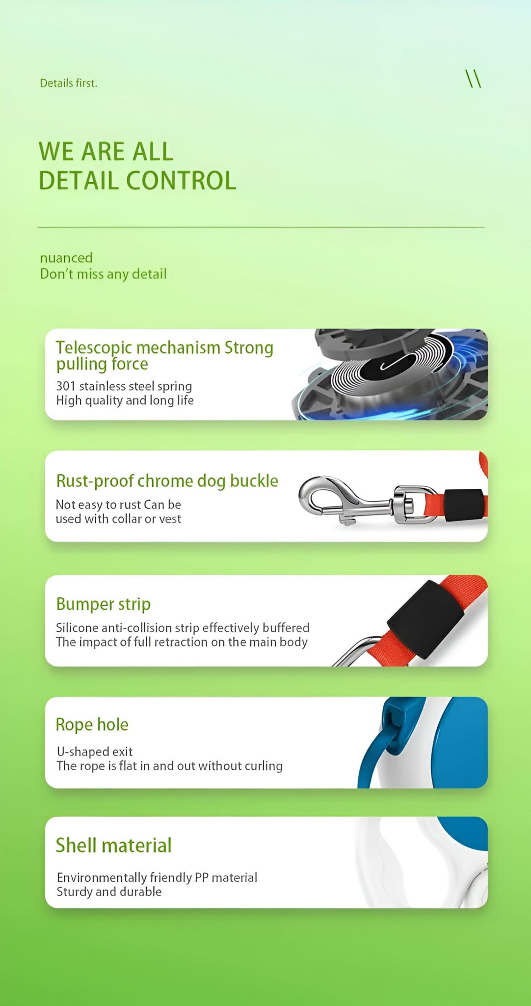 5M Retractable Dog Leash - With Small Box, Suitable For Small And Medium Dogs - Image 9