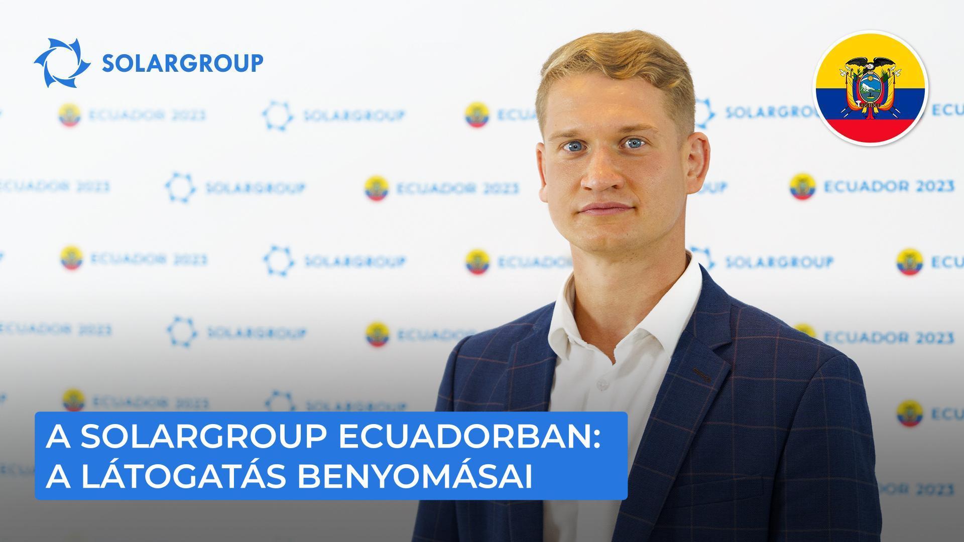 Pavel Filippov: „Ecuadorban nagy az érdeklődés a projekt és az üzlet iránt!