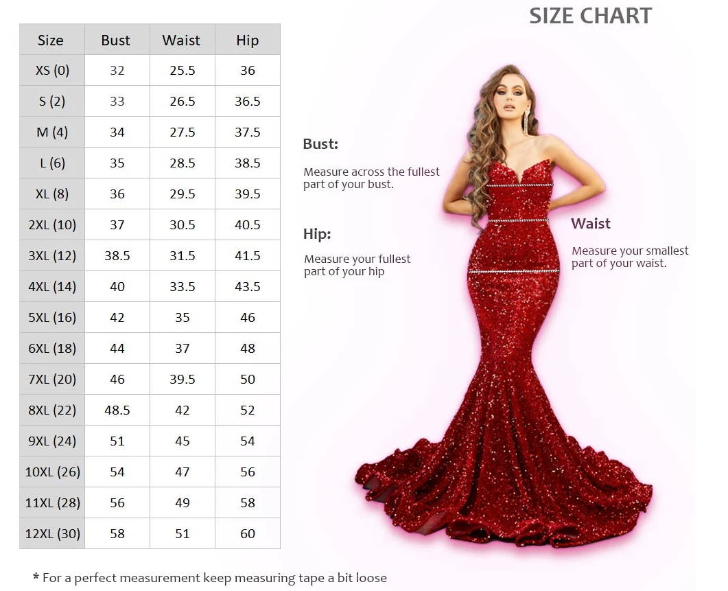 Size Charts – Stage 9 Secrets