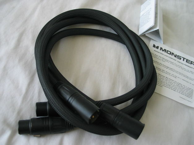 New 1m Monster cable Z Series Z200i Reference XLR Balan...