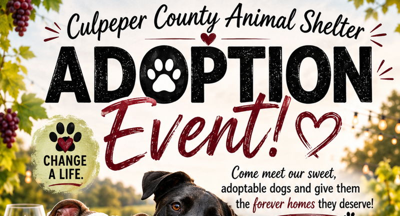 Culpeper Animal Shelter Adoption Event