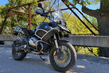 2013 BMW R1200GS ADVENTURE motorcycle for rent near Austin, TX