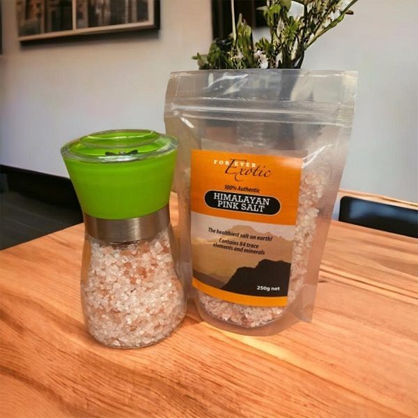 Gourmet Himalayan Salt Grinder plus 250g Refill Packet