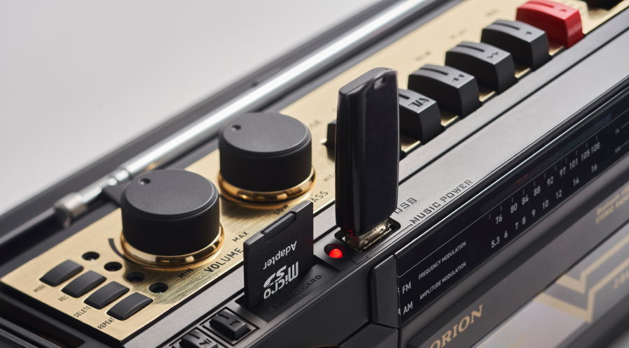 USB/SDカード MP3 再生/録音機能搭載