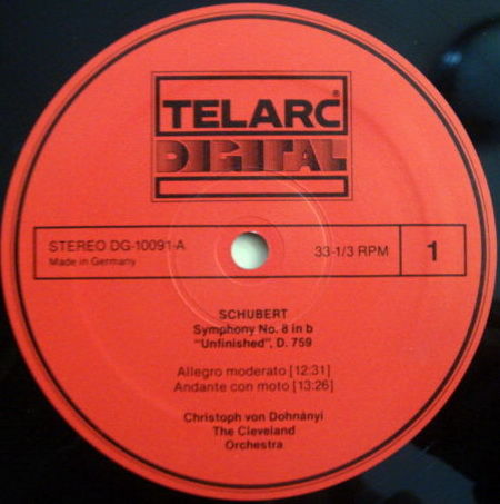★Audiophile★ Telarc / DOHNANYI, - Schubert Symphony No....