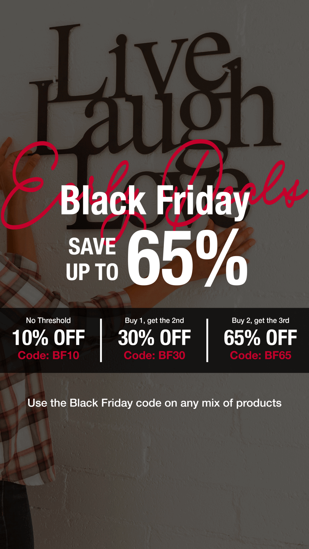Black Friday Early Deals - Up To 65%