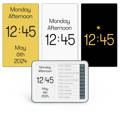 Dementia Clock - Ideal Clocks for Alzheimer's & Memory Loss. Display Options.