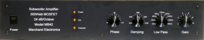 Marchand Electronics MB42 Subwoofer Amplifier