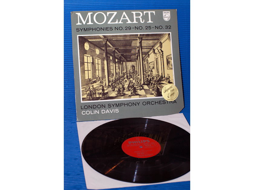 MOZART / Davis  - "Symphonies No.25, 29, 32" -  Philips 197? Import