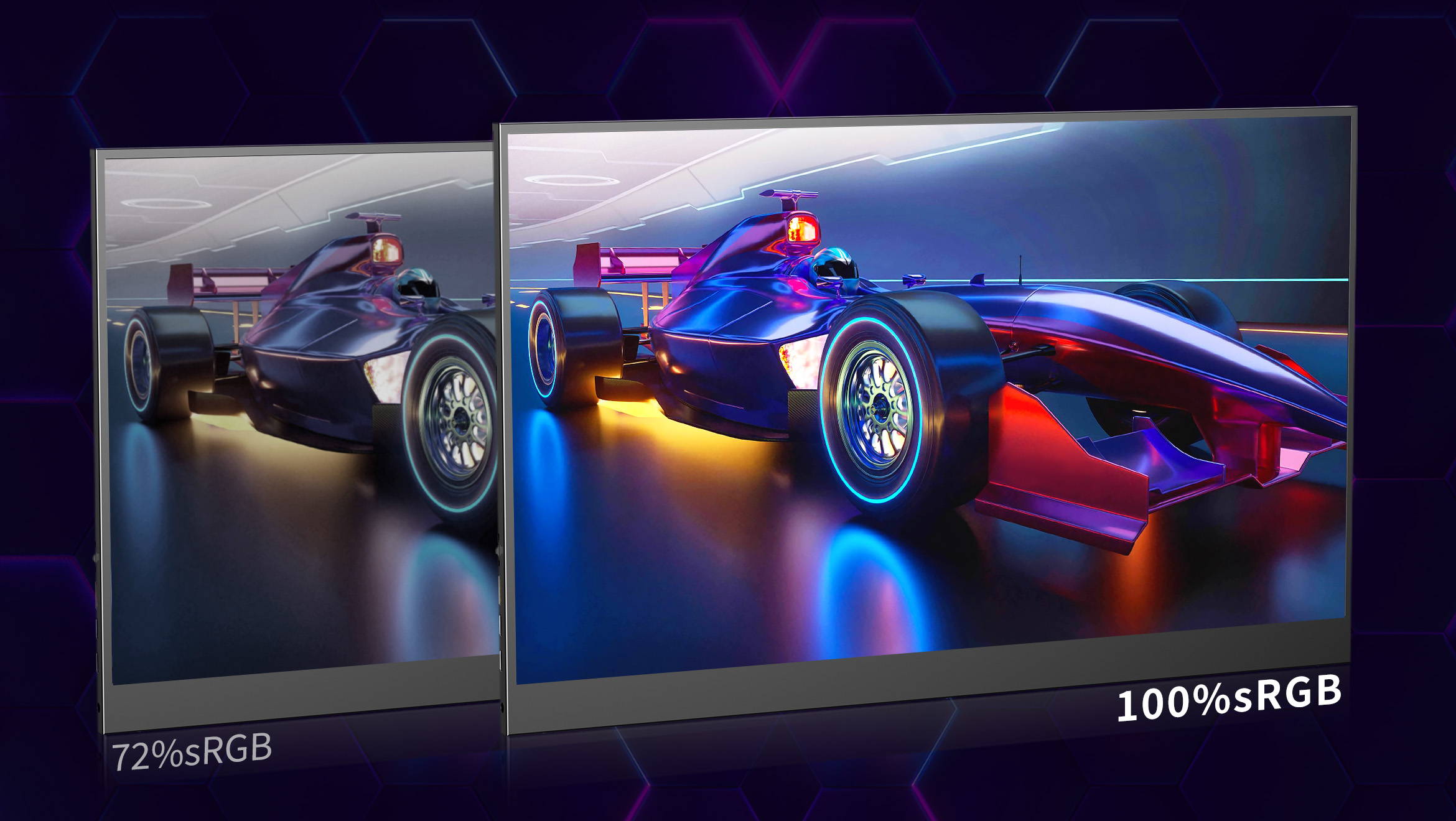 UGame K7 - 2560 x 1440 Monitor 17.3 Inch HDR Gaming 144hz IPS Display