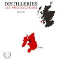 Carte localisation de la distillerie écossaise Islay Gin