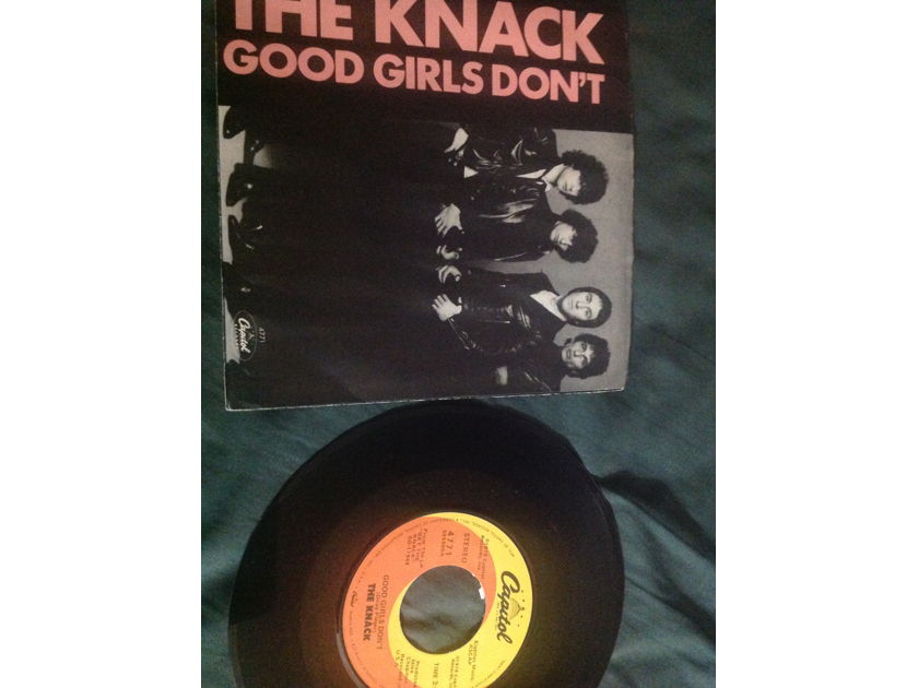 The Knack - Good Girls Don't Capitol Records 45 Single With Picture  Sleeve Vinyl NM