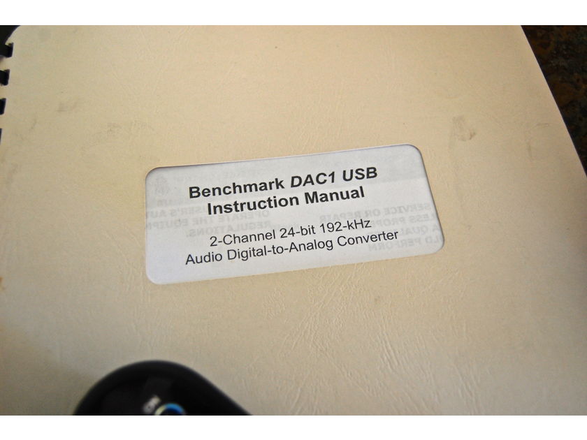 Benchmark Media Systems DAC 1 HDR Exceptionally clean, w/silver faceplate